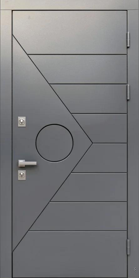 Входная дверь Appolo-27 (Порошковое напыление / МДФ Шпон)