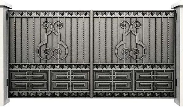 Распашные ворота Grand-3 (Нитроэмаль)