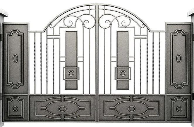 Распашные ворота Grand-6 (Нитроэмаль)