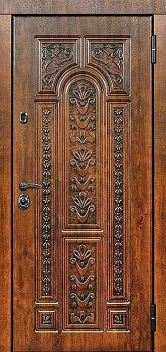 Входная дверь Czar-6 (МДФ Винорит / Массив дерева) - внешняя сторона